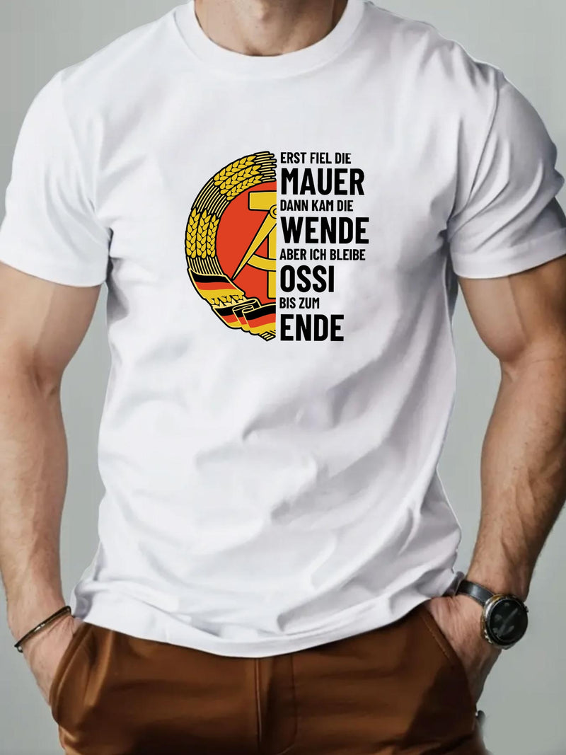Men's Summer Casual Crew Neck Short T-Shirt.