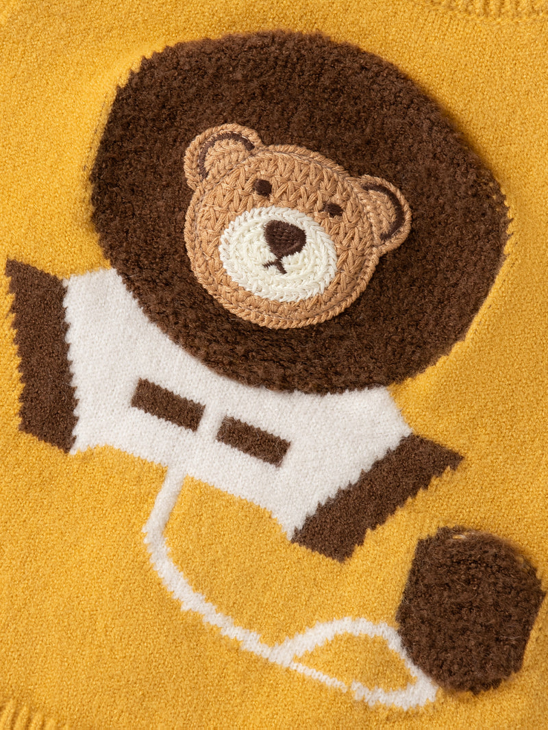 Boys' Cartoon Lion Cute Style Vest.