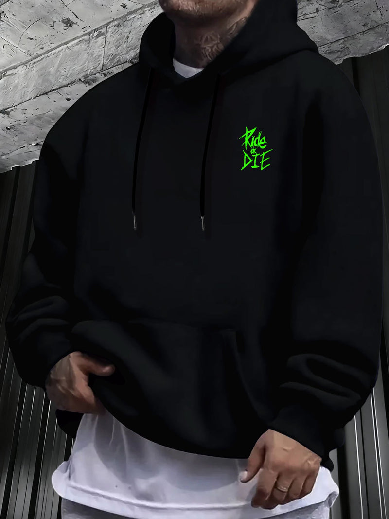 Men's Hooded Sweatshirt.