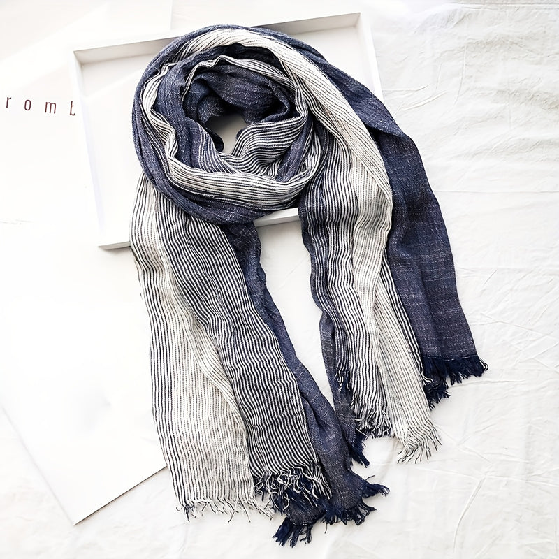 Autumn and Winter Men's Warm Scarf.