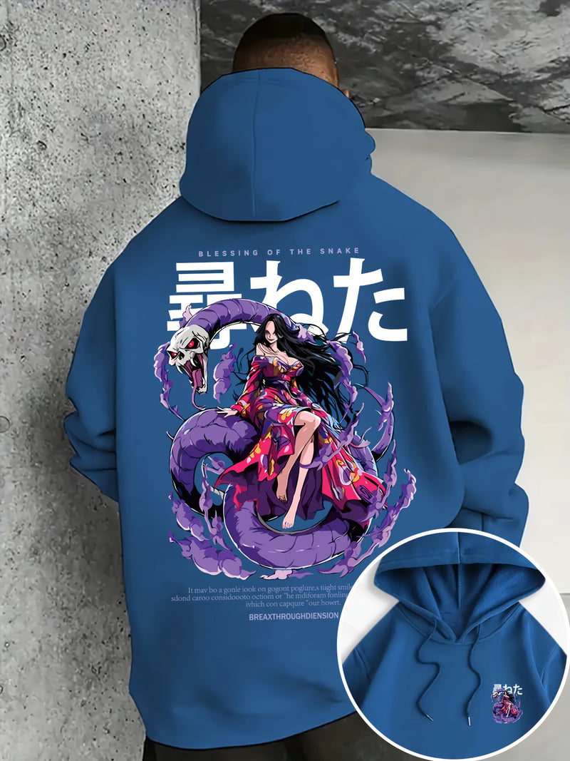 Men's Fashion Printed Hoodie Sweatshirt.