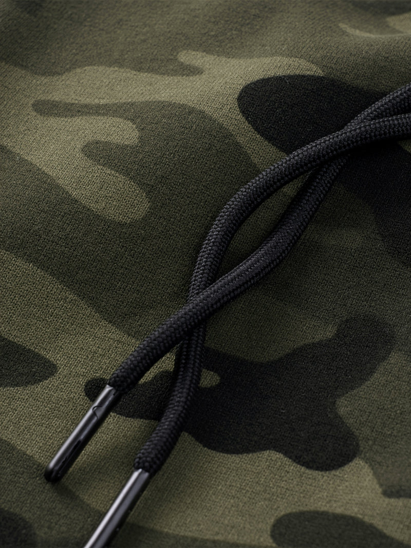 Men'S Outdoor Camouflage Sportswear Casual Hooded Tracksuit.