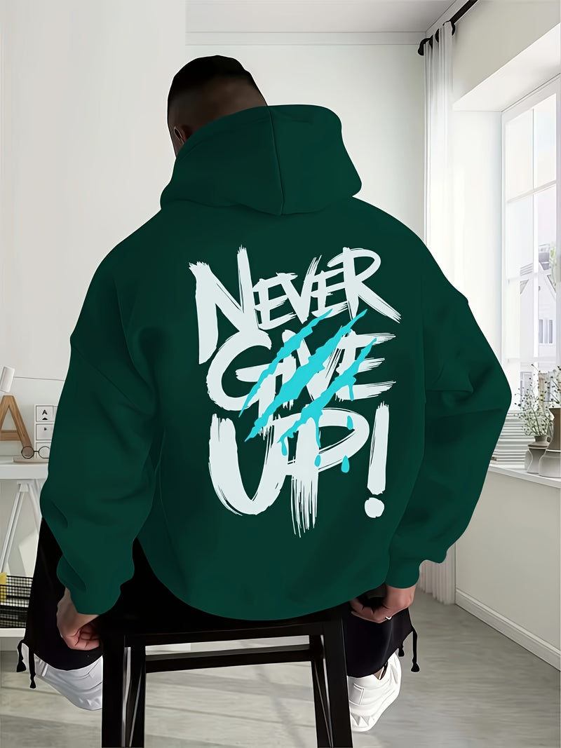 Men's Hooded Fleece  Sweatshirt.