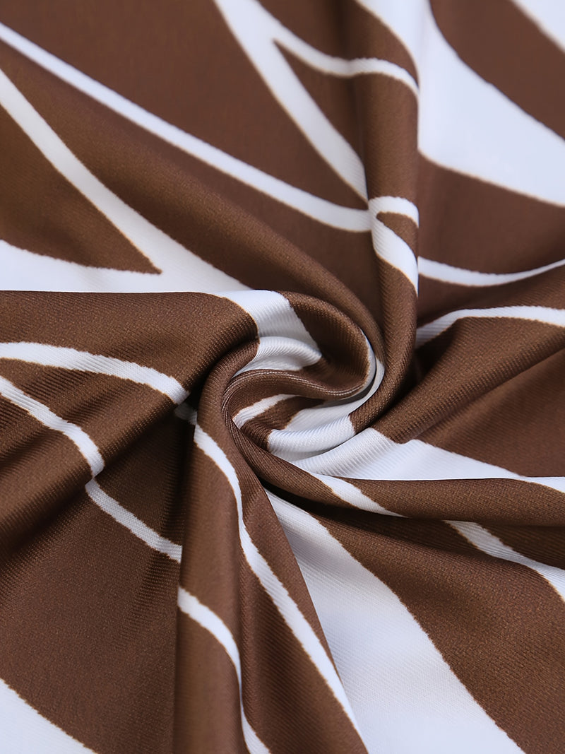 Women's elegant suit solid color round neck short sleeve tie bow top.