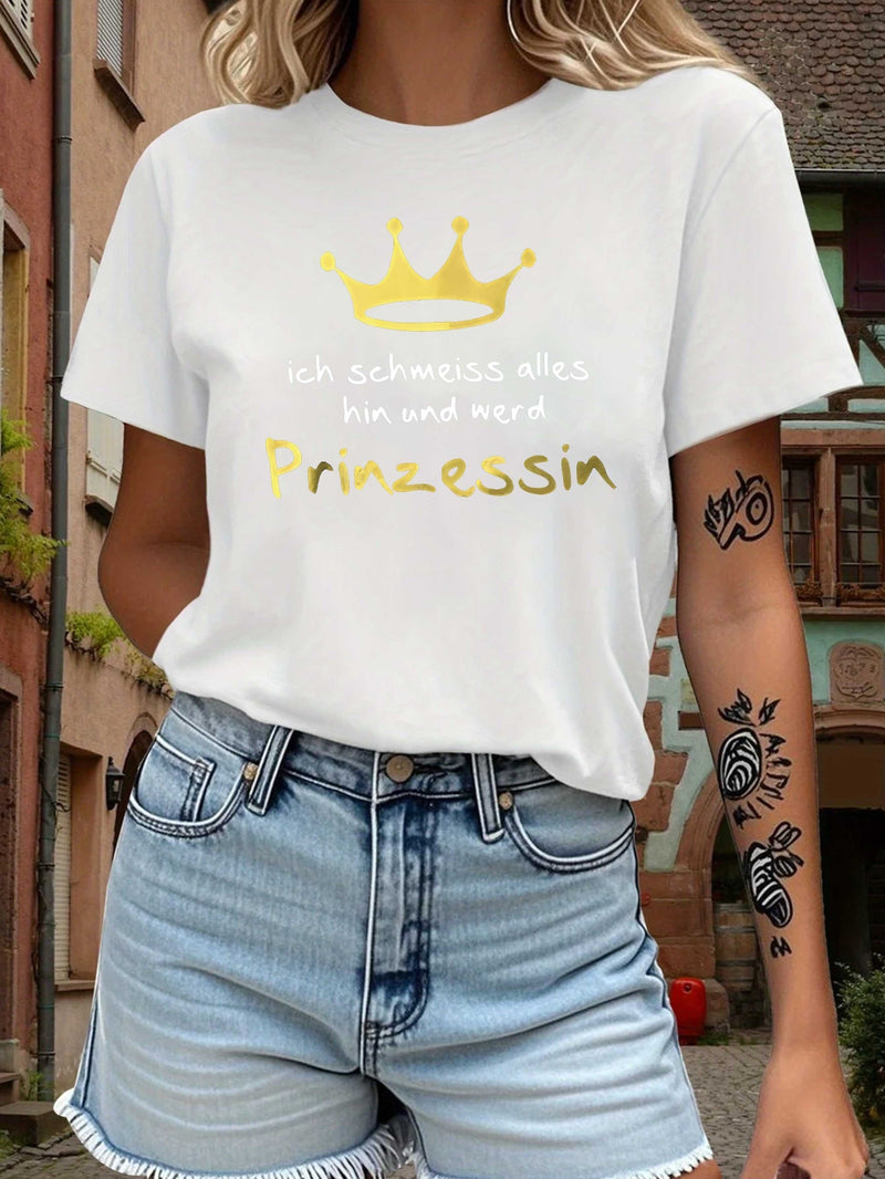 Women's Funny German Quote T-Shirt.