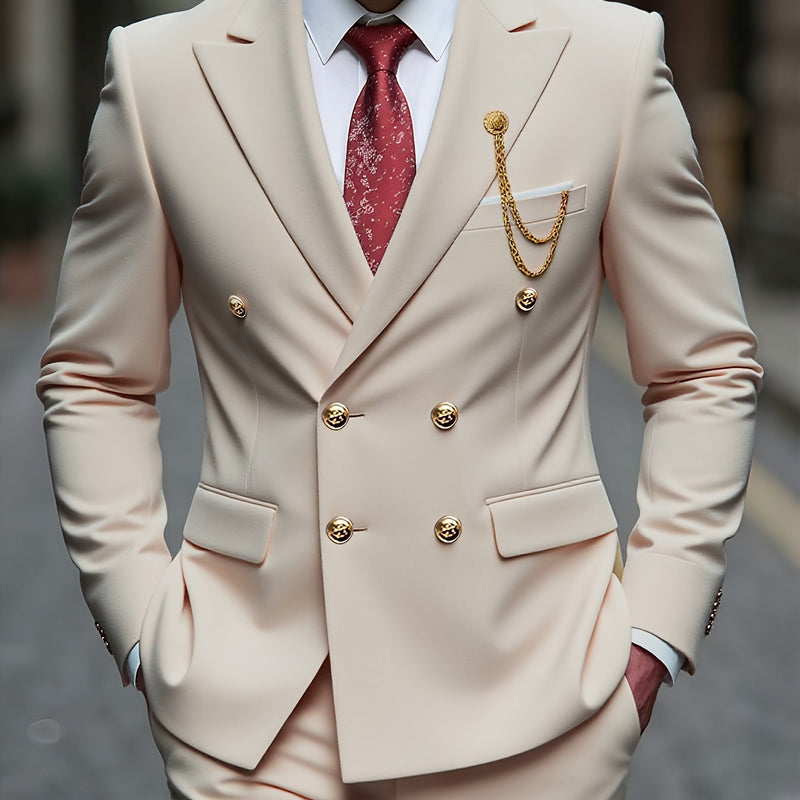 Men's 2-Piece Suit Set, Jacket + Trousers.