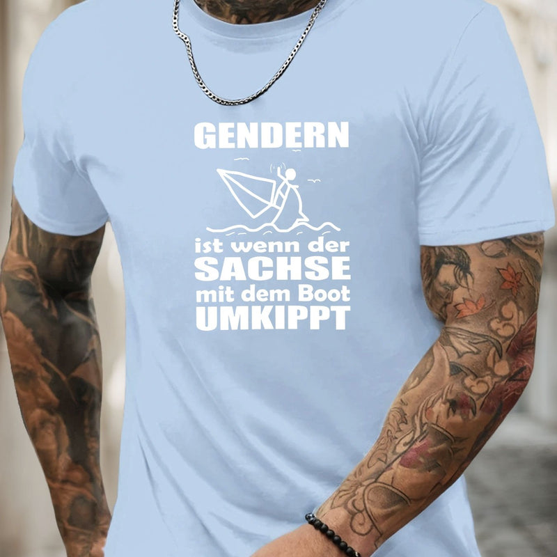 Men's Summer Casual Short-Sleeve T-Shirt.