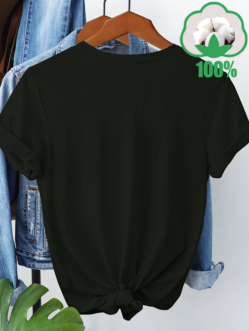 Women’s Short-Sleeve Round Neck T-Shirt.