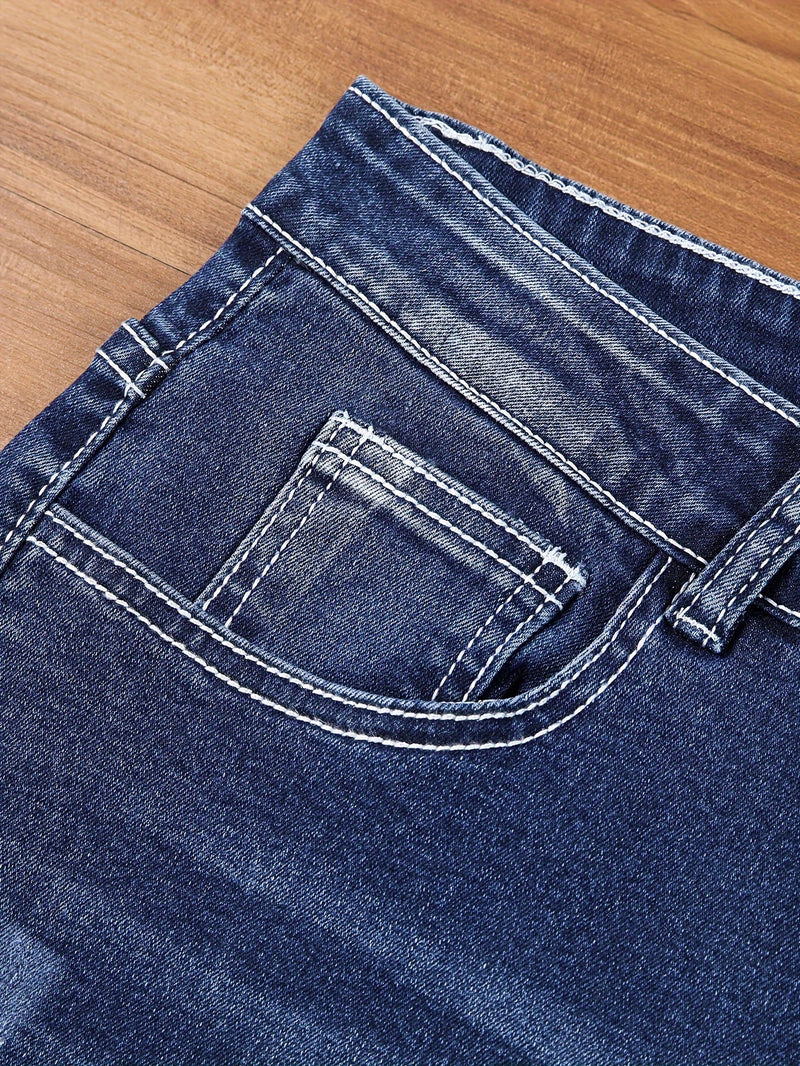 Men's Denim Shorts.