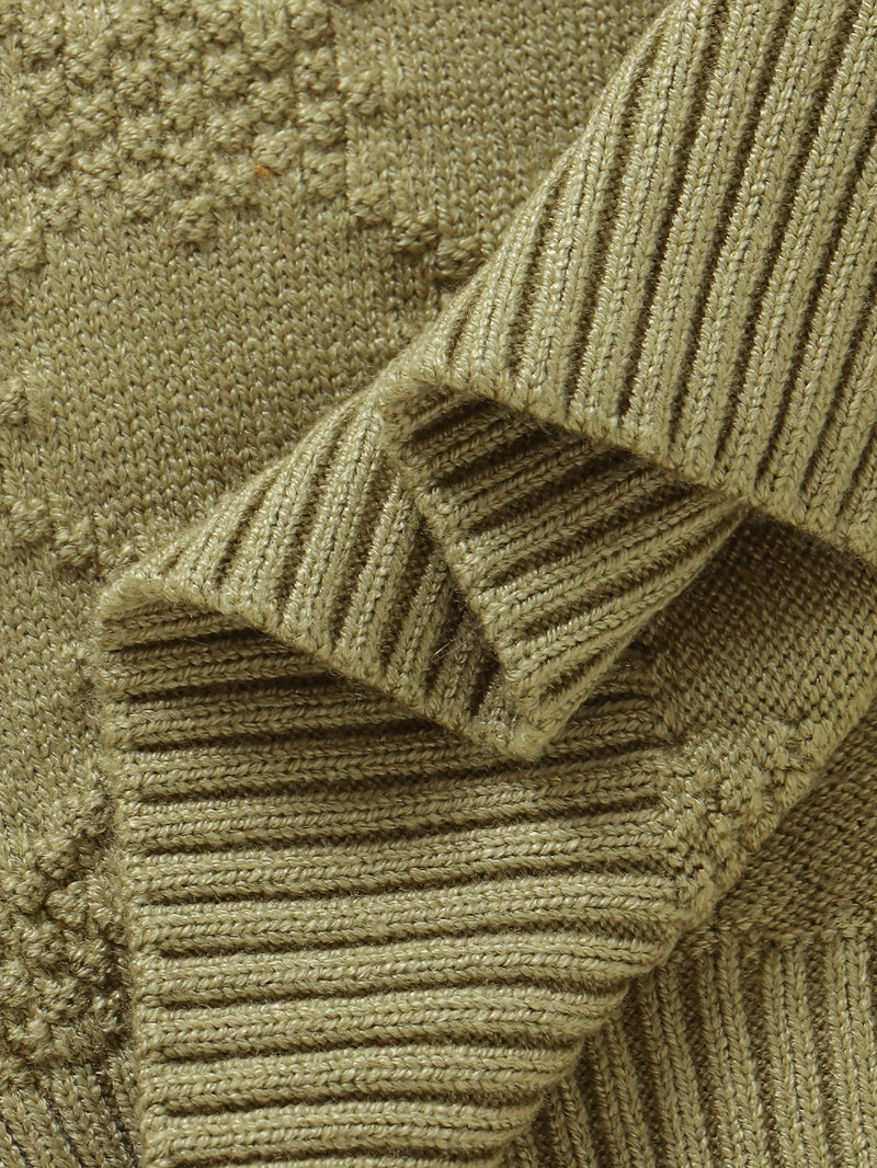 The Adorable Baby Boy'S Long-Sleeve Cardigan.