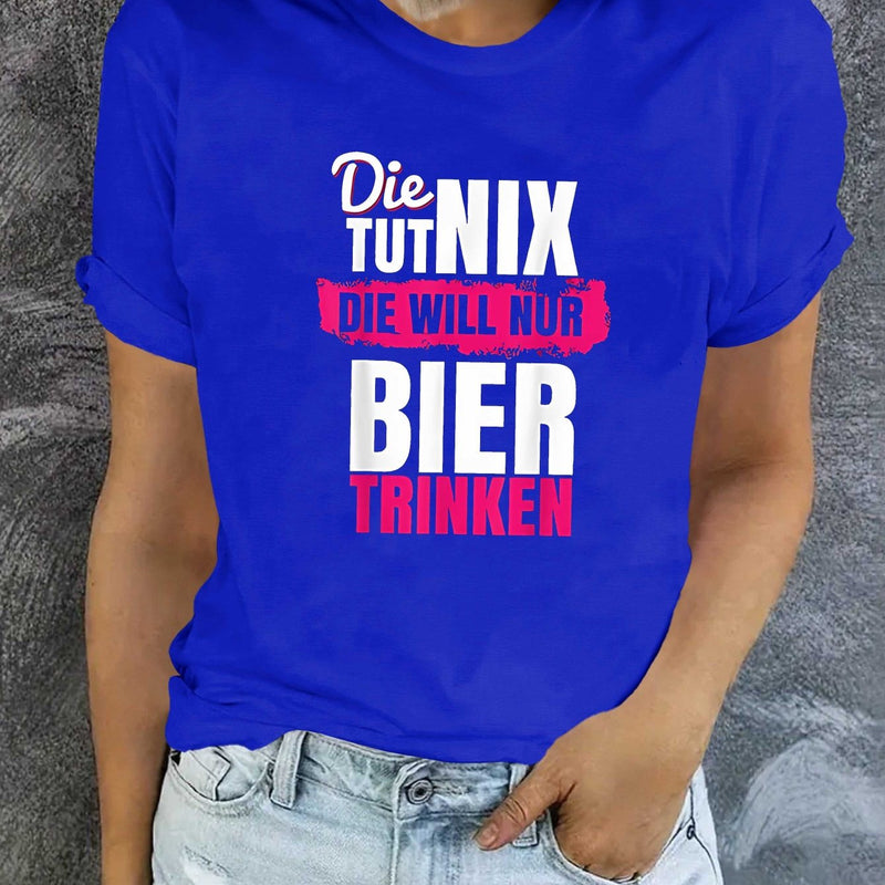 Women's Funny German Quote T-Shirt.