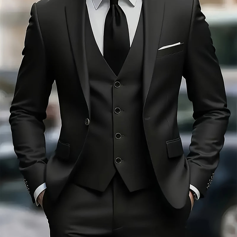 High-End Three-Piece Suit for Men.