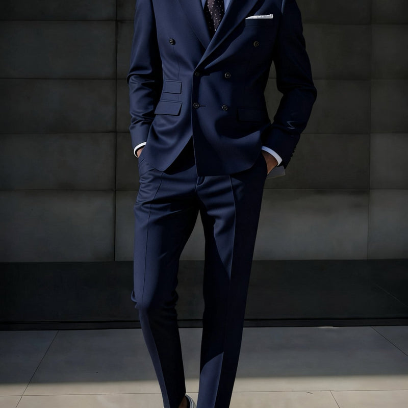 Two-Piece Men's Suit Set, Ideal for Business, Parties, And Formal Events.