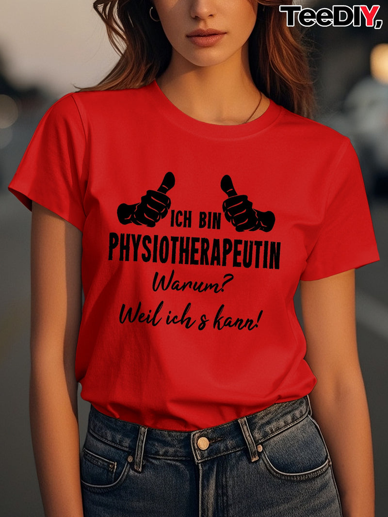 Women's T-Shirt with Short Sleeves.