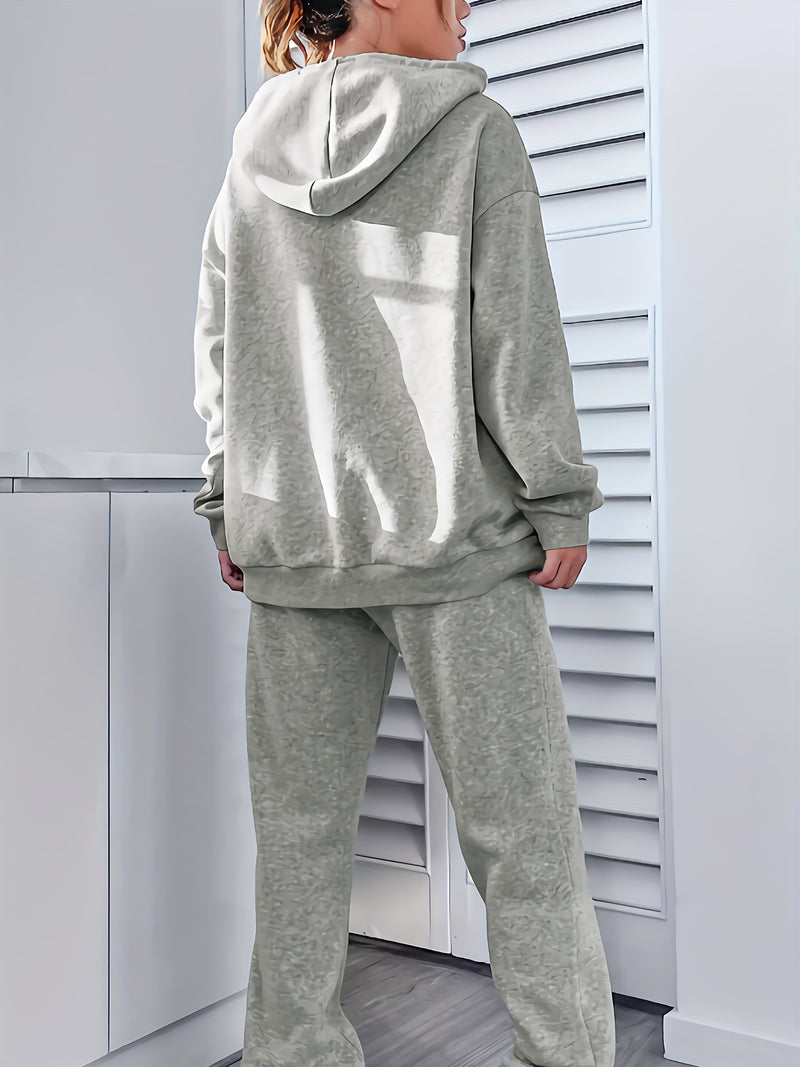 Women's Polyester Hooded Tracksuit with Cat Print.