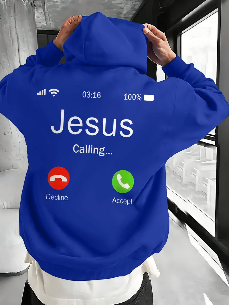 Men's Hooded Sweatshirt.