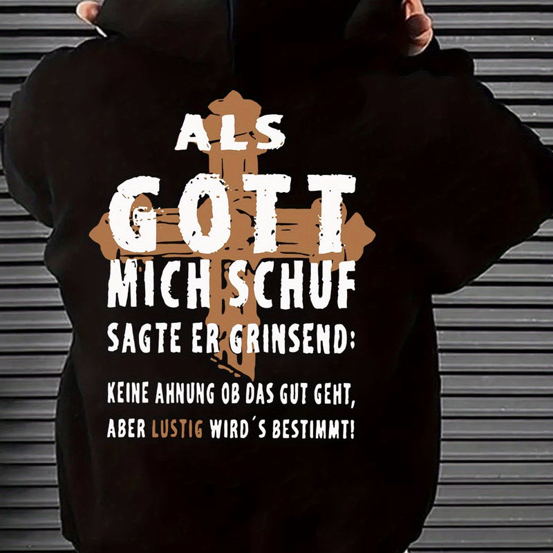 Men's Hooded Sweatshirt New Print Hoodie.