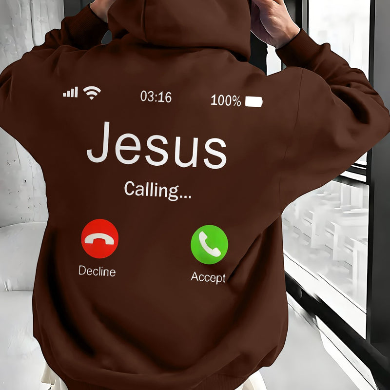 Men's Hooded Sweatshirt.