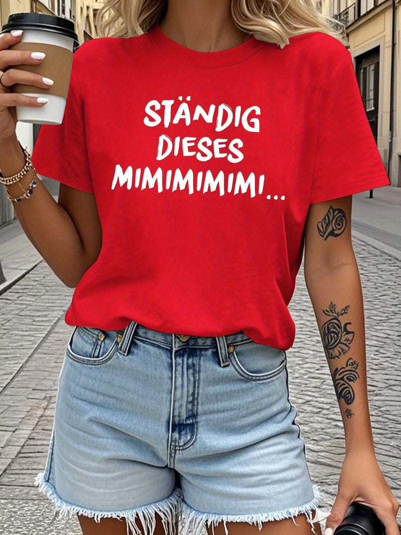 Women's Cotton Comfort Fit T-Shirt.