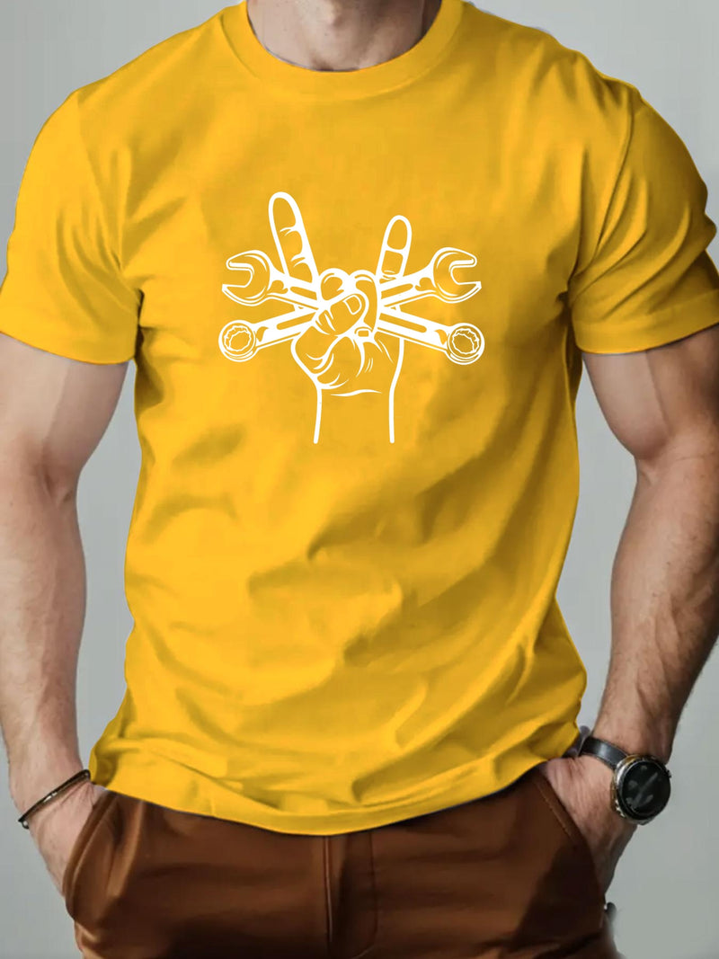 Men's Summer Casual Short-Sleeve T-Shirt.