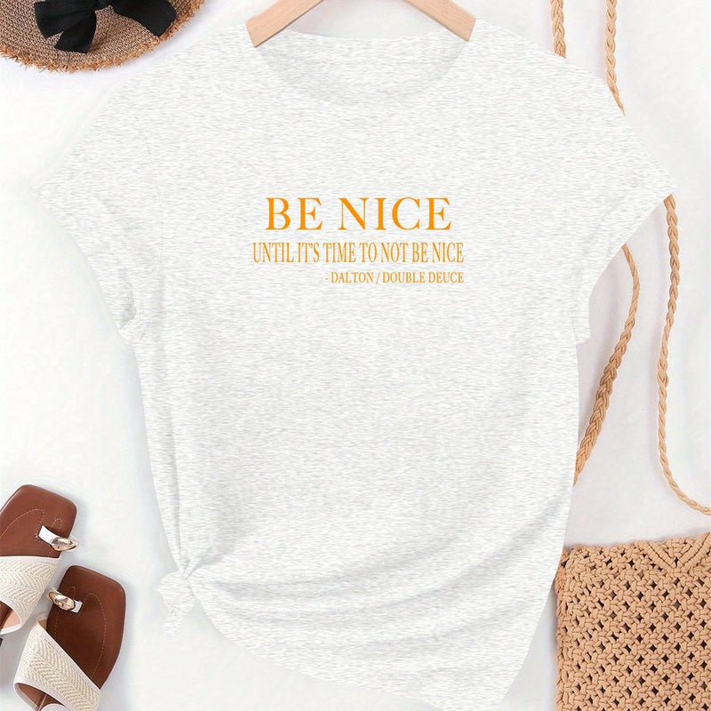 Women’s Graphic Summer Casual Short-Sleeve T-Shirt.