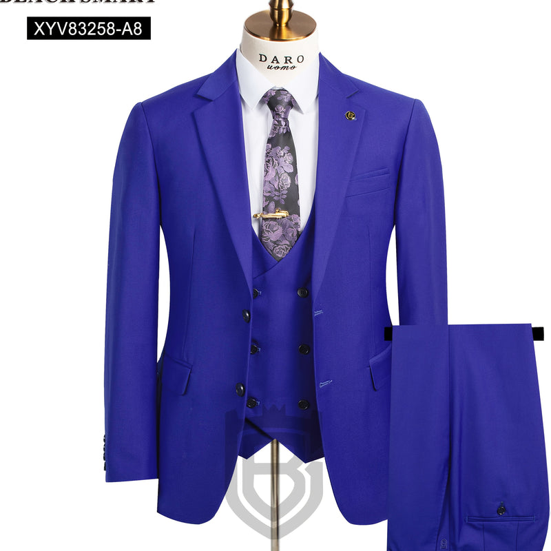 Business Casual 2-Button 3pcs Suit Set.