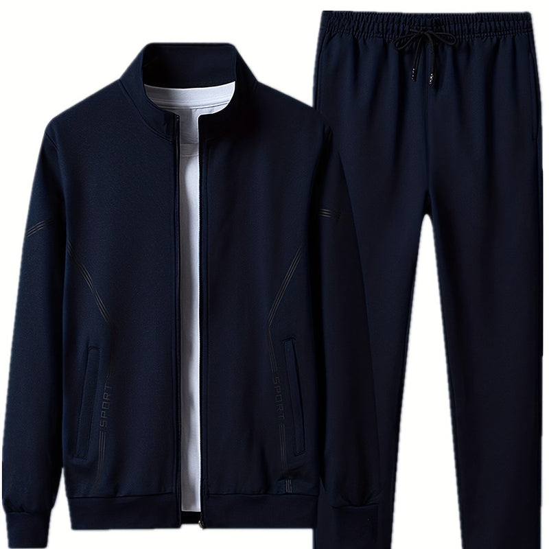 Men's Sportswear Set for Spring And Autumn Casual Outfit.