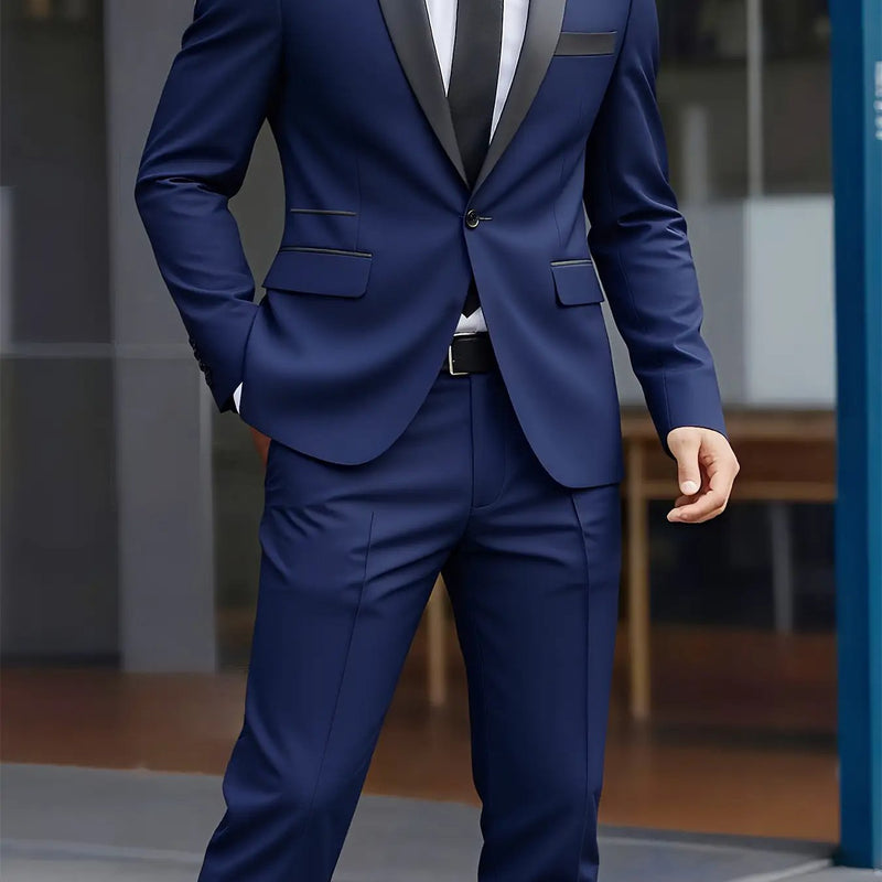 Two-Piece Men's Suit Set.