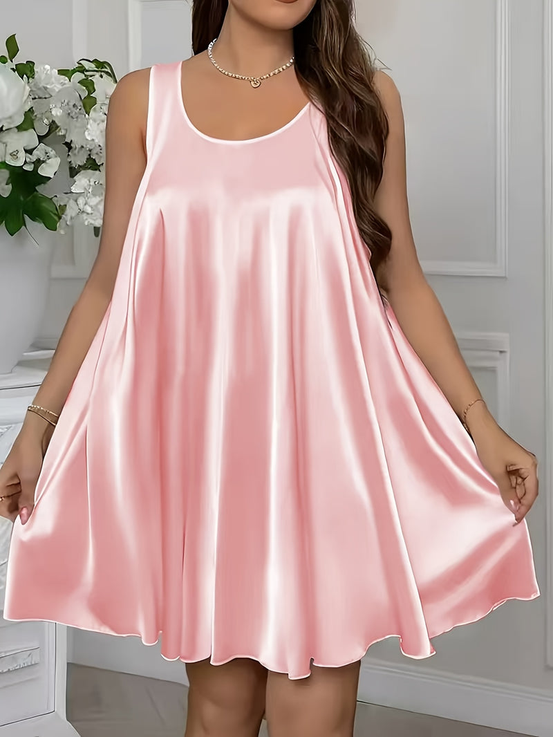 3pcs Women's Sexy Sleeveless Nightgown Set.