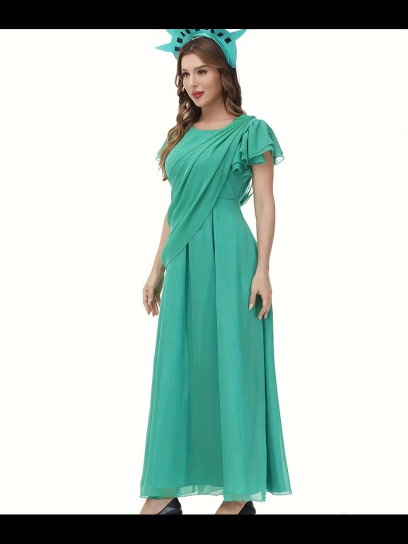 Women's Statue of Liberty Party Dress.