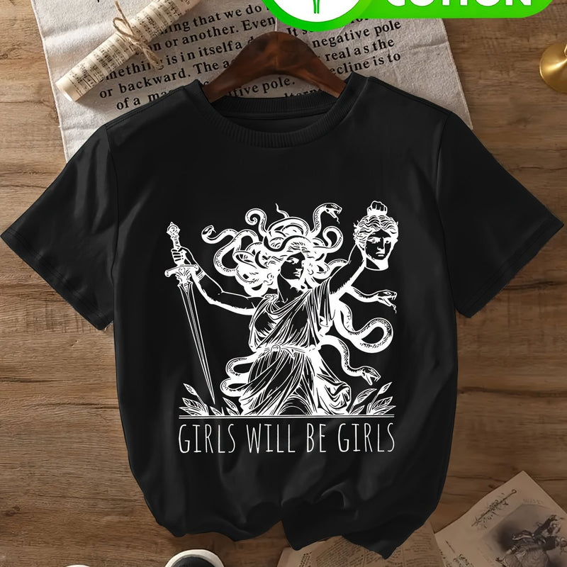 Women’s Short-Sleeve Round Neck T-Shirt.