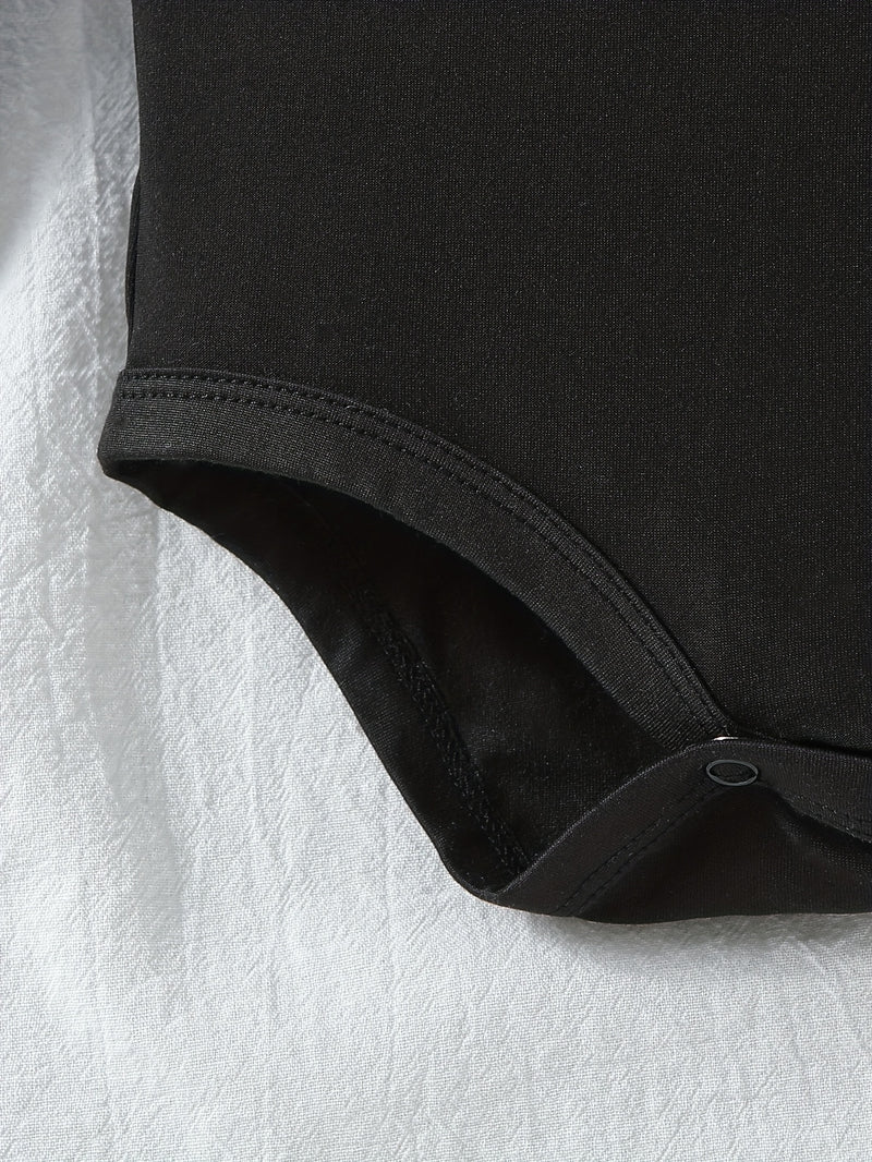 Custom Logo for Autumn And Winter Long-Sleeve Triangle Bodysuit for Baby Girls And Boys.