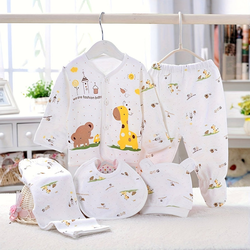 Newborn Baby Clothing Underwear Set Newborn Baby Going Out Suit 0-3 Months.
