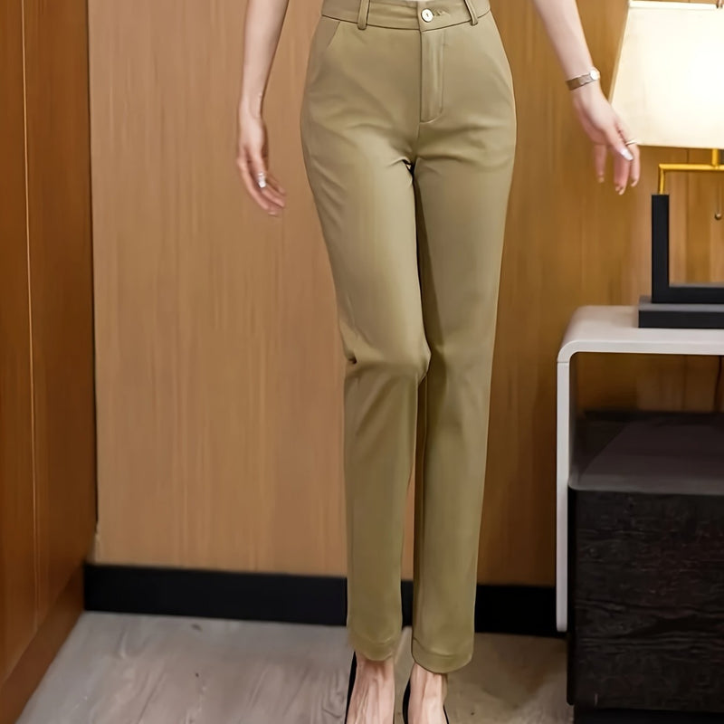 Women's Outer Wear Suit Pants for Spring/Autumn.