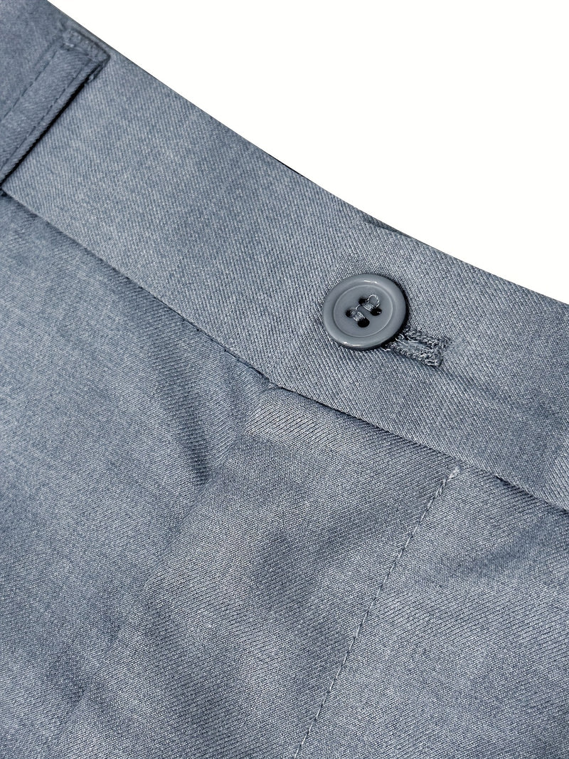 Men's Classic One-Button Suit - 3pcs Suit.