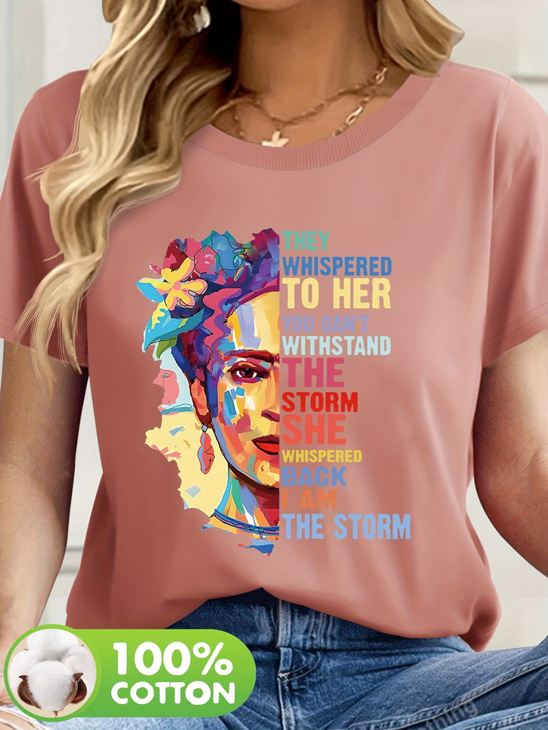 Women’s Casual Short Sleeve T-Shirt.