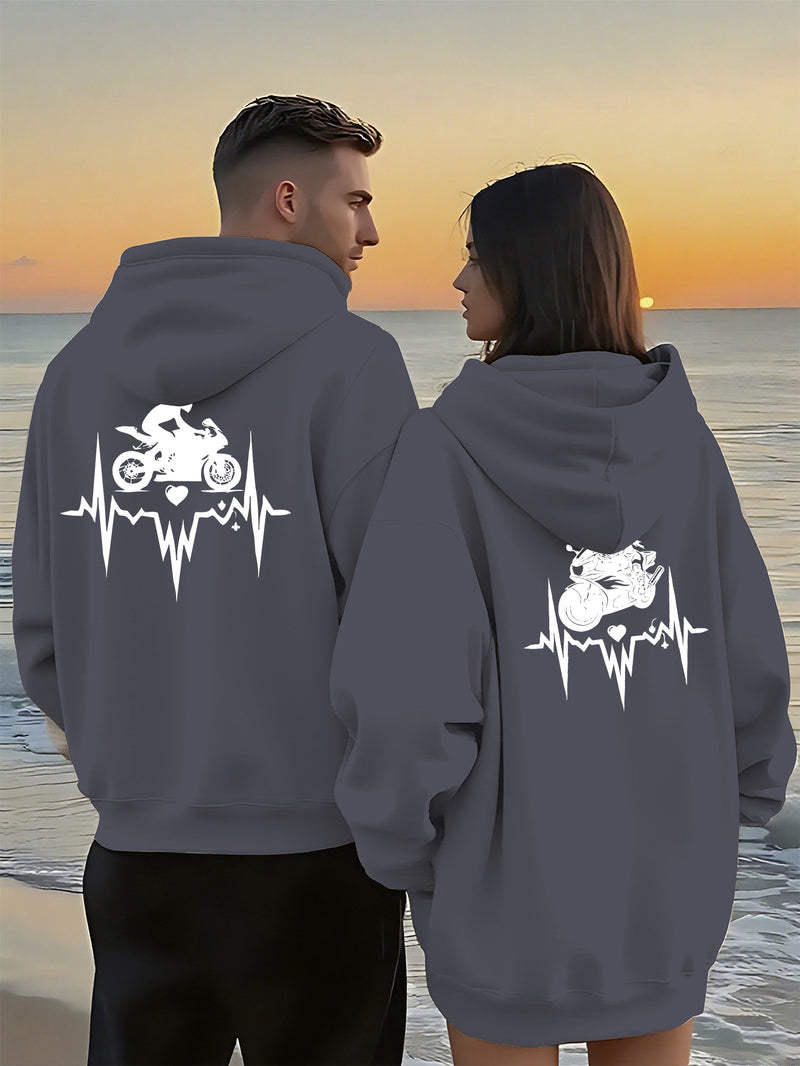 Couple Hoodies in a Casual Style.