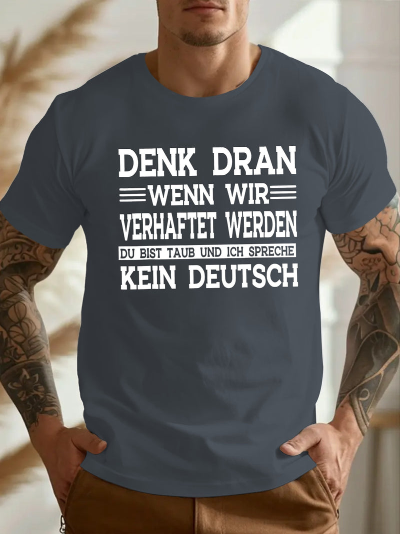 Men’s Fun German Crinkle Plus Size T-Shirt