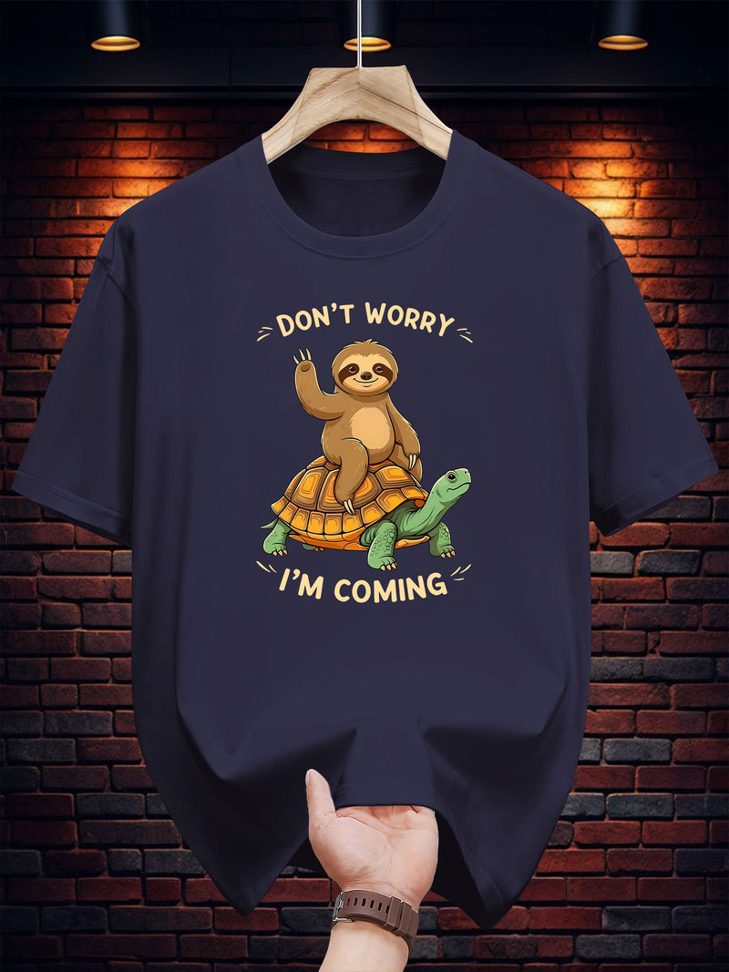 Men's 200gsm Heavyweight 100% Cotton T-Shirt.