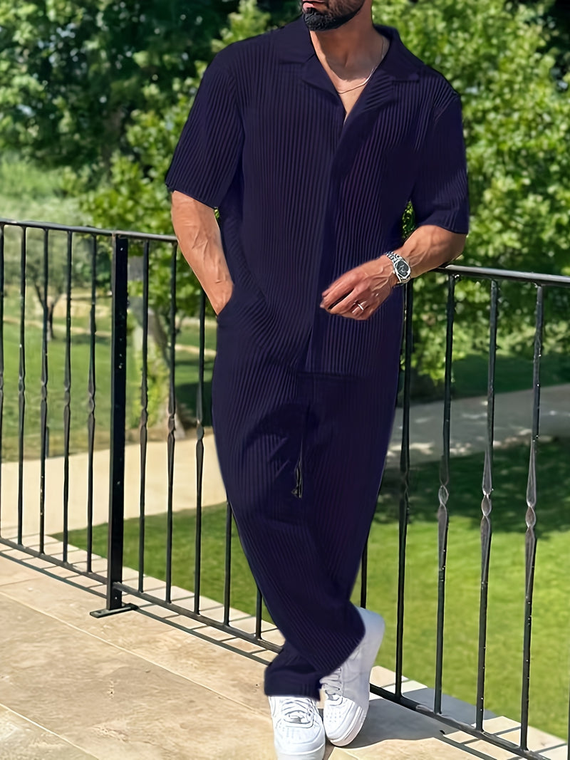 Men's Sportswear Set Featuring a Easy.