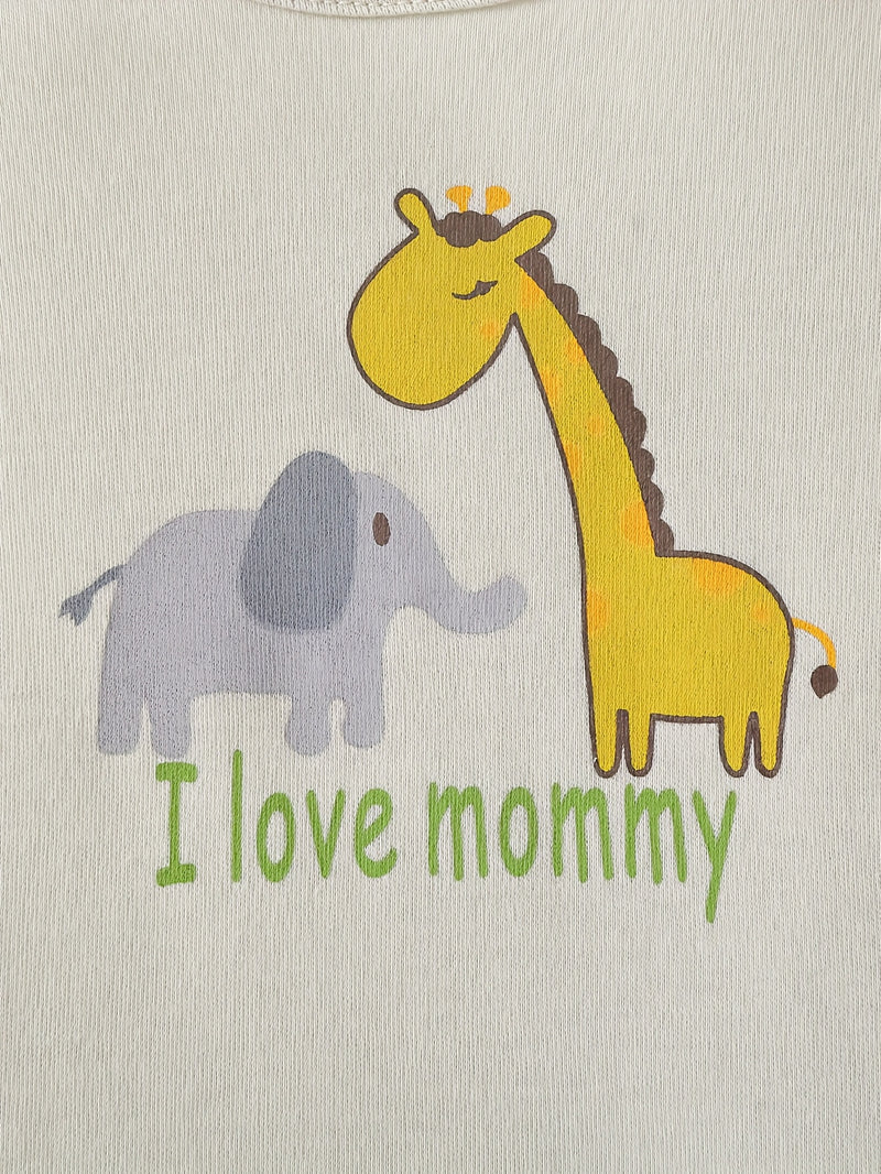 5pcs Baby Boy Short-Sleeve Romper Bodysuit Set, Cotton Cute Cartoon.