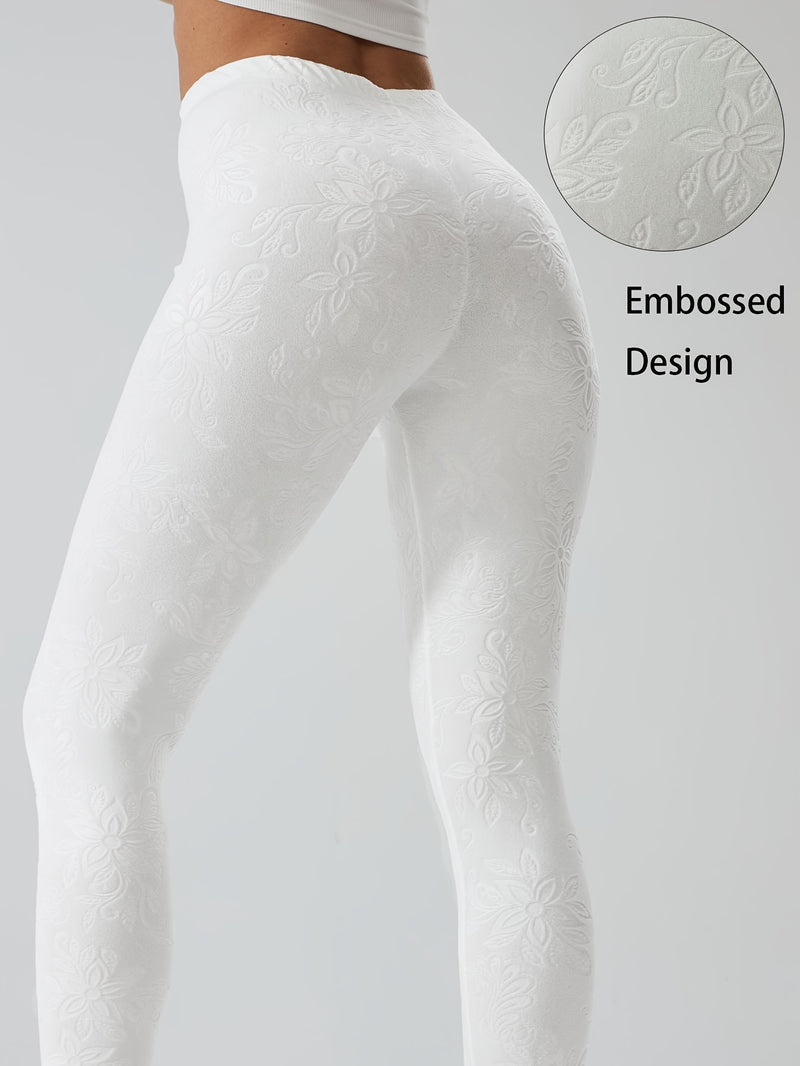 Chinese Style Women's Sports Leggings, High-Waisted.