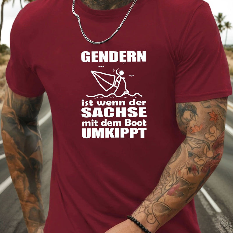 Men's Summer Casual Short-Sleeve T-Shirt.