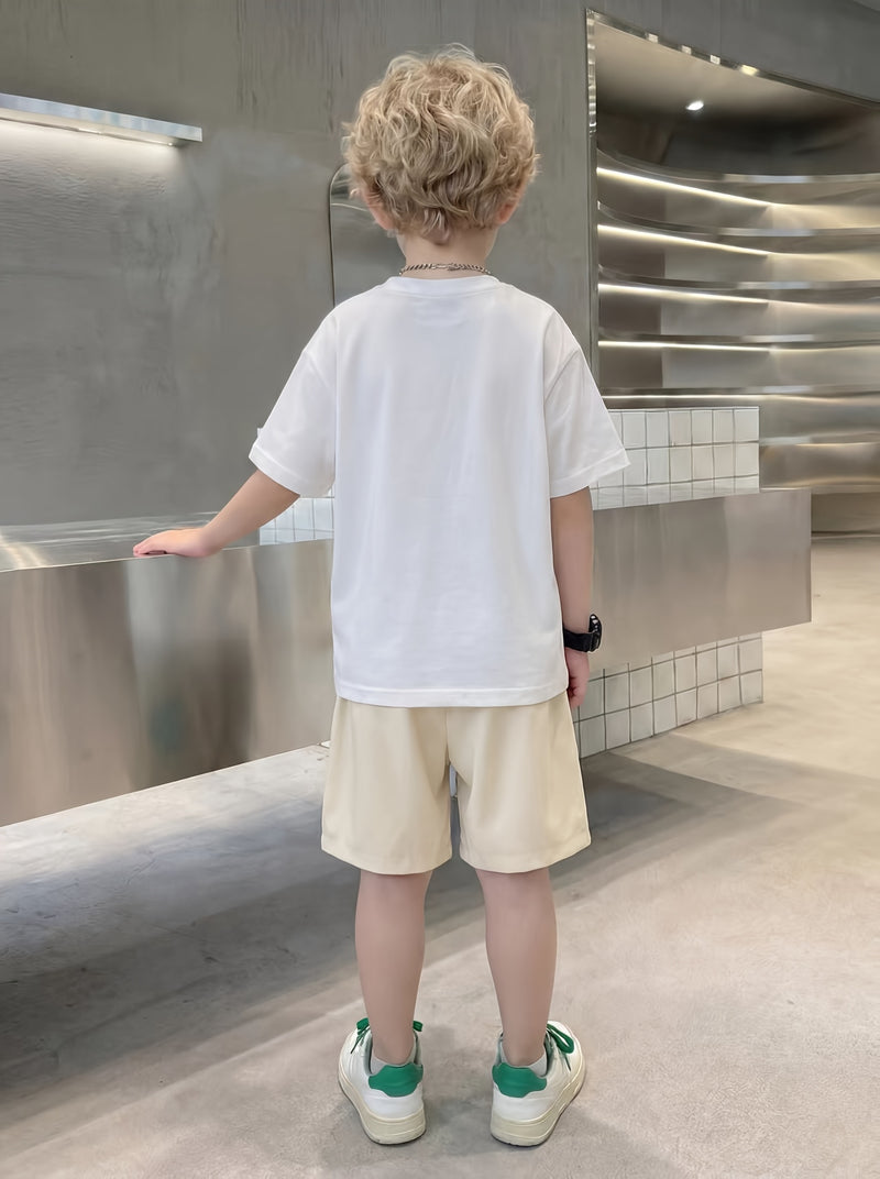 Boys Lion Print Shorts Three-Pack, Perfect for Outdoor.