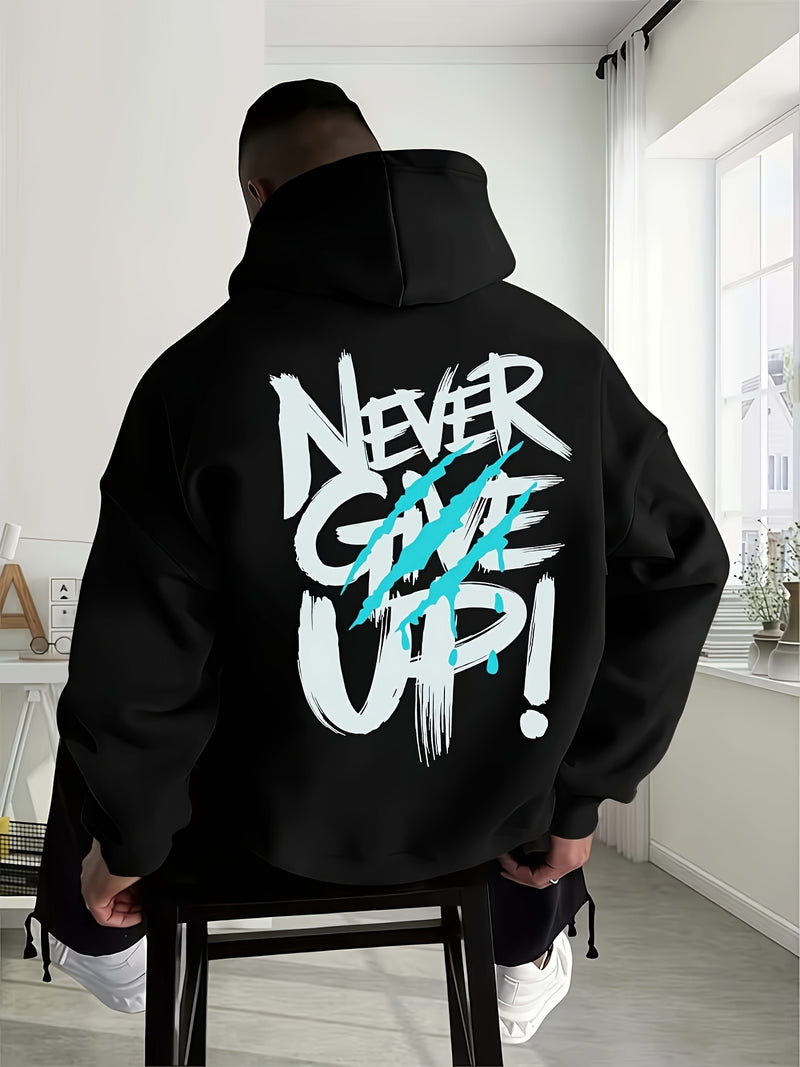Men's Hooded Fleece  Sweatshirt.