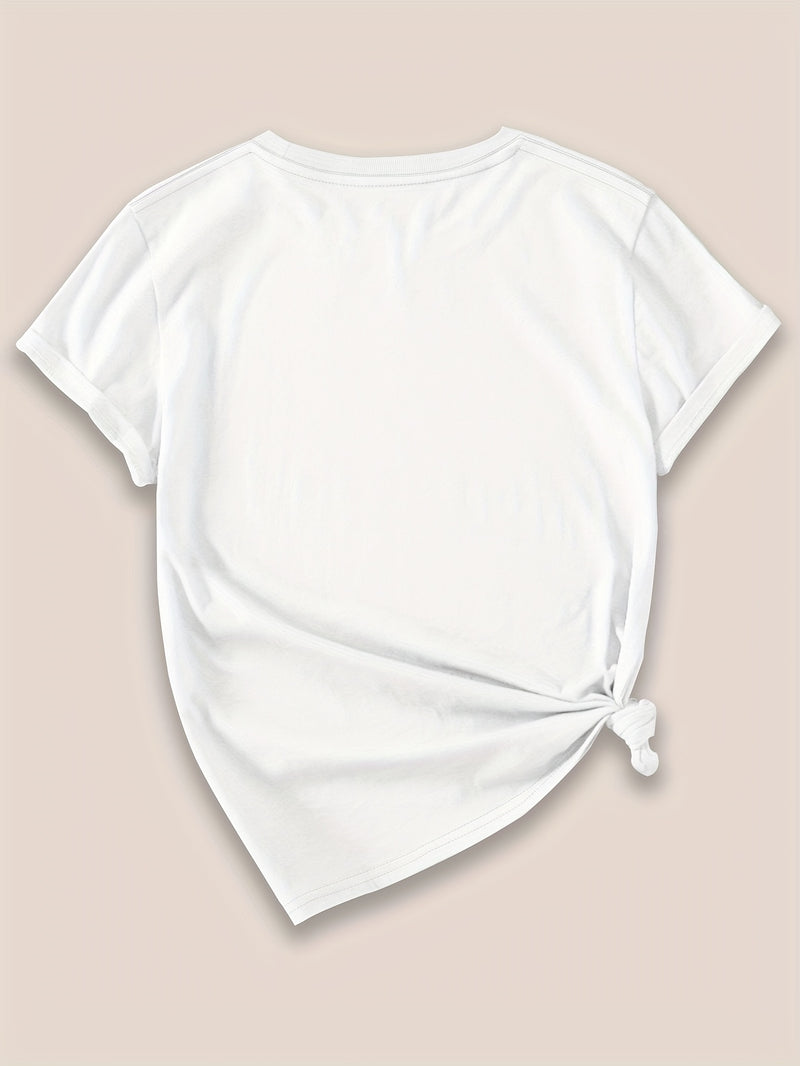 Women's Short Sleeved T-shirt.