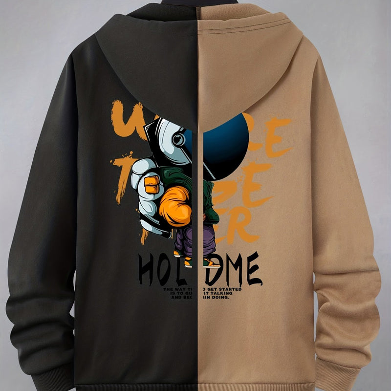 Men's Jacket for Spring And Autumn, Trendy Casual Hooded.