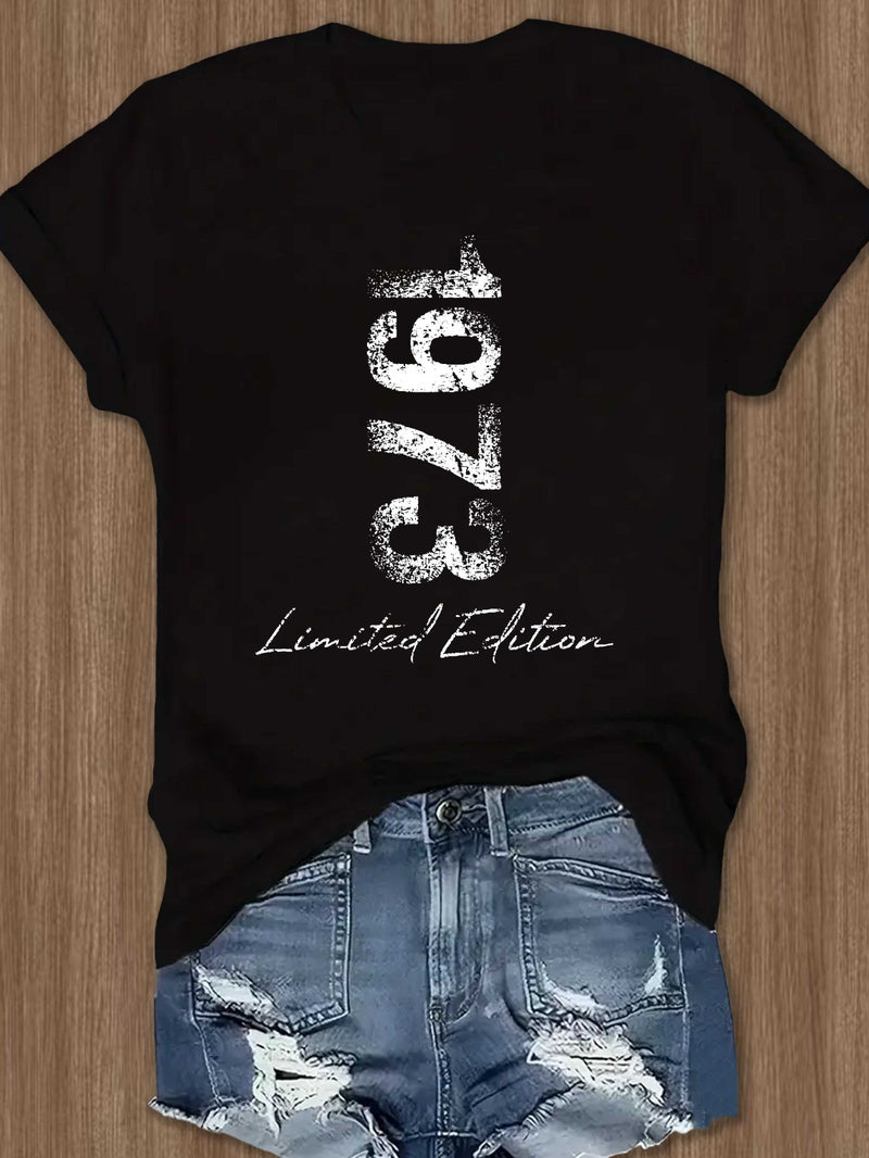 Women's T-Shirt Made of with Short Sleeves.