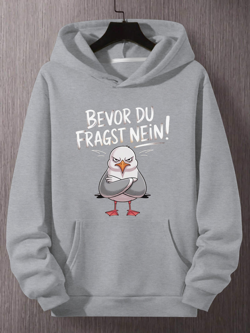 Men's Hooded Sweatshirt.