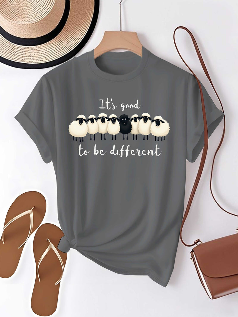 Women's Casual Short Sleeve T-Shirt.